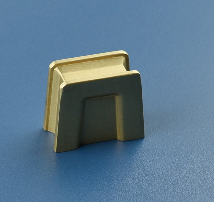 Buton pentru mobila Aron, finisaj alama satin CB, 16 mm [5]