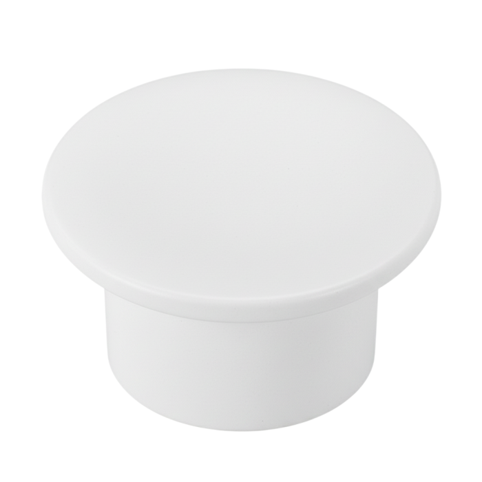 Buton pentru mobila Aspen, finisaj alb, D:48 mm [3]