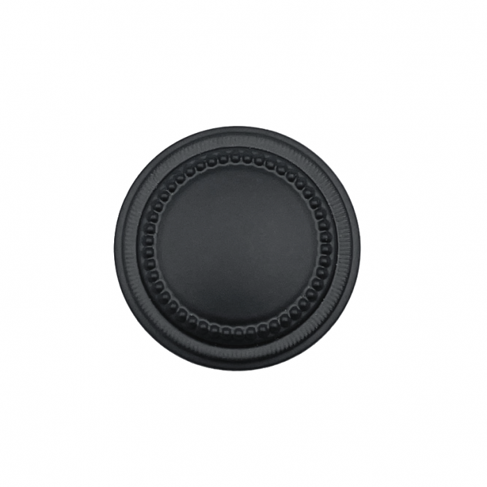 Buton pentru mobila Baroc, finisaj negru mat, D:32 mm [3]