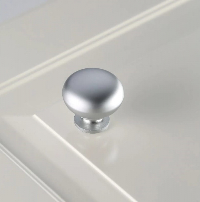 Buton pentru mobila Berga, finisaj aluminiu GT, D:32.5 mm [2]