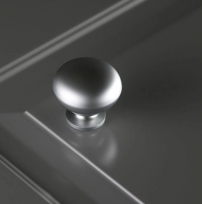 Buton pentru mobila Berga, finisaj aluminiu GT, D:32.5 mm [3]