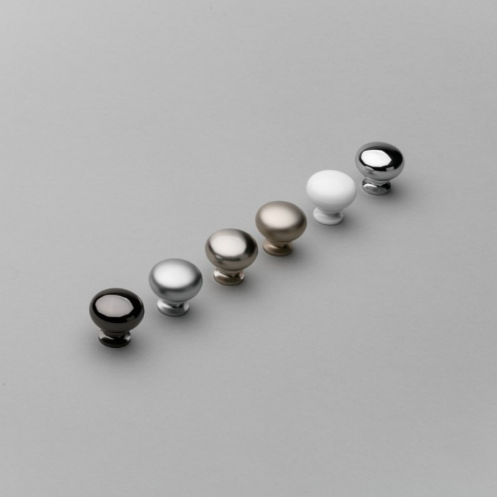 Buton pentru mobila Berga, finisaj negru mat GT, D:32.5 mm [5]