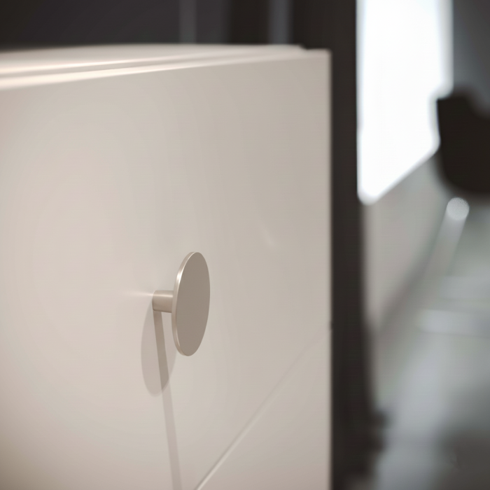 Buton pentru mobila Botone, finisaj nichel velveto, D:40 mm [4]