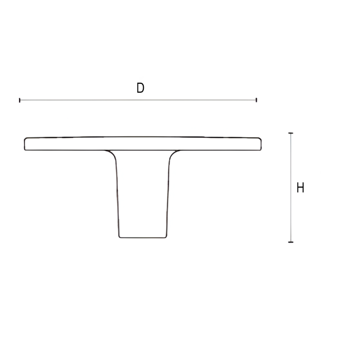 Buton pentru mobila Botone, finisaj nichel velveto, D:40 mm [5]