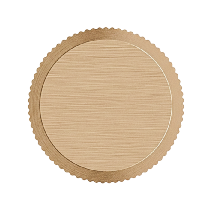 Buton pentru mobila Brooklyn Big, finisaj alama cava periata, D:40 mm [2]