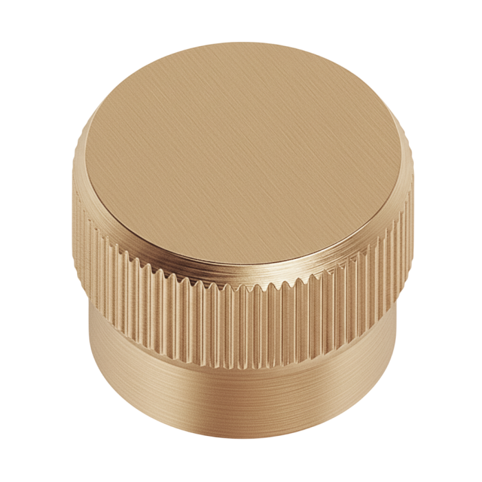 Buton pentru mobila Brooklyn Big, finisaj alama cava periata, D:40 mm [1]