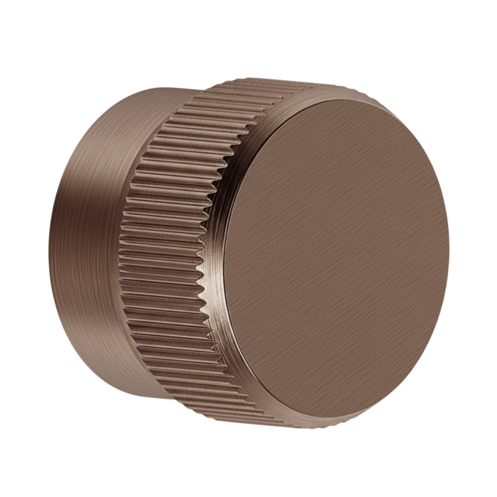 Buton pentru mobila Brooklyn Big, finisaj bronz periat, D:40 mm [4]