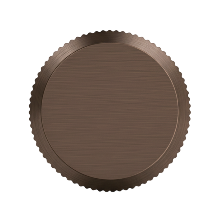Buton pentru mobila Brooklyn Big, finisaj bronz periat, D:40 mm [2]