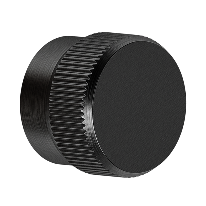 Buton pentru mobila Brooklyn Big, finisaj negru periat, D:40 mm [4]