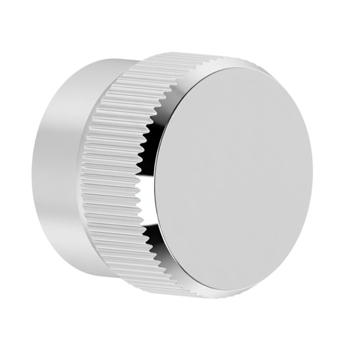 Buton pentru mobila Brooklyn Big, finisaj nichel lucios, D:40 mm [4]