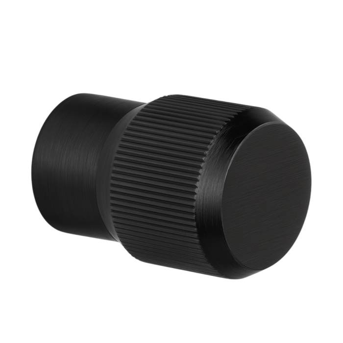 Buton pentru mobila Brooklyn, finisaj negru periat, D:20 mm [4]