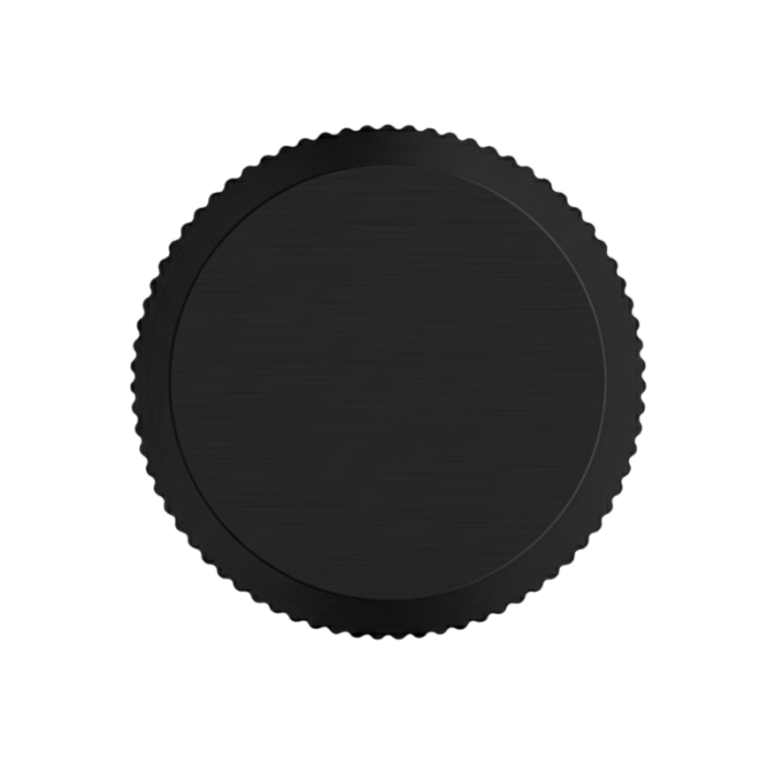 Buton pentru mobila Brooklyn, finisaj negru periat, D:20 mm [2]