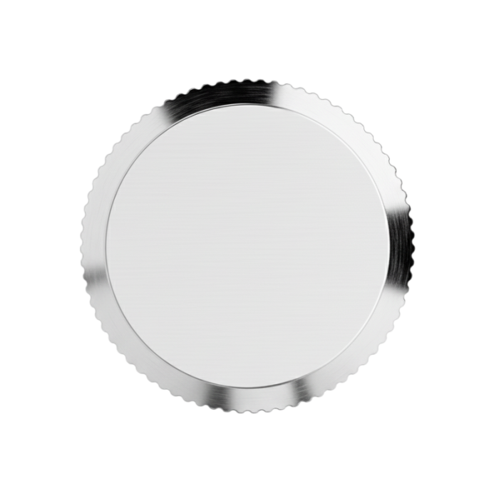 Buton pentru mobila Brooklyn, finisaj nichel lucios, D:20 mm [2]