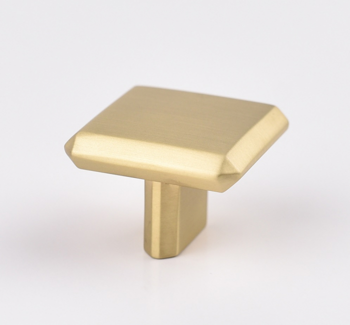 Buton pentru mobila Carli, finisaj alama satin CB, 16 mm [3]