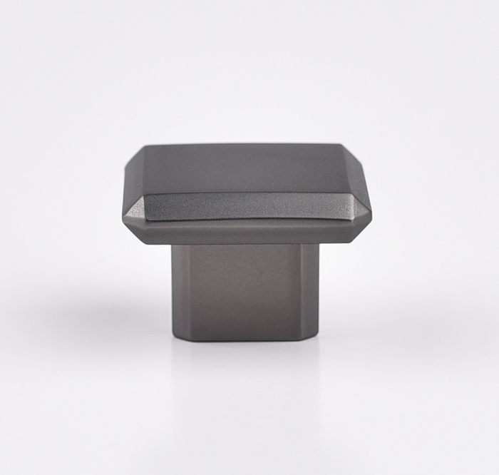 Buton pentru mobila Carli, finisaj negru gun metal CB, 16 mm [4]