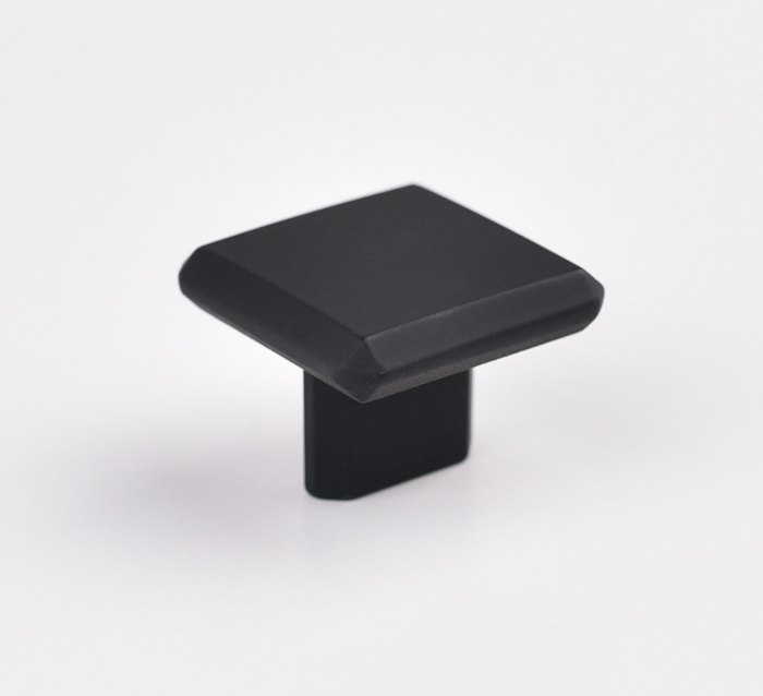 Buton pentru mobila Carli, finisaj negru mat CB, 16 mm [3]