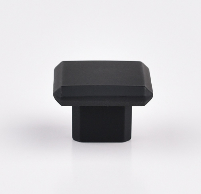 Buton pentru mobila Carli, finisaj negru mat CB, 16 mm [4]