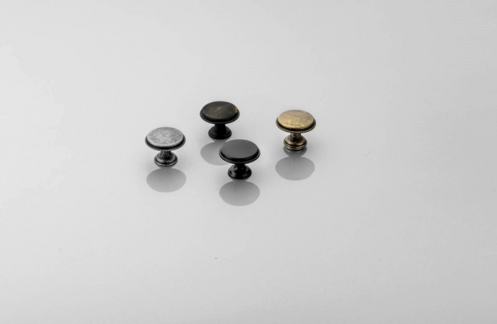 Buton pentru mobila Cento, finisaj cupru antichizat GT, D:28 mm [5]