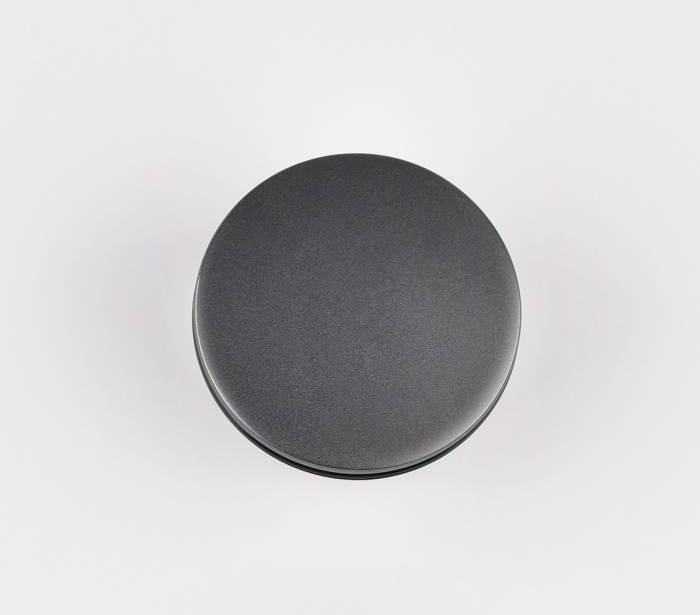 Buton pentru mobila Colin, finisaj negru gun metal CB, Ø 50 mm [2]