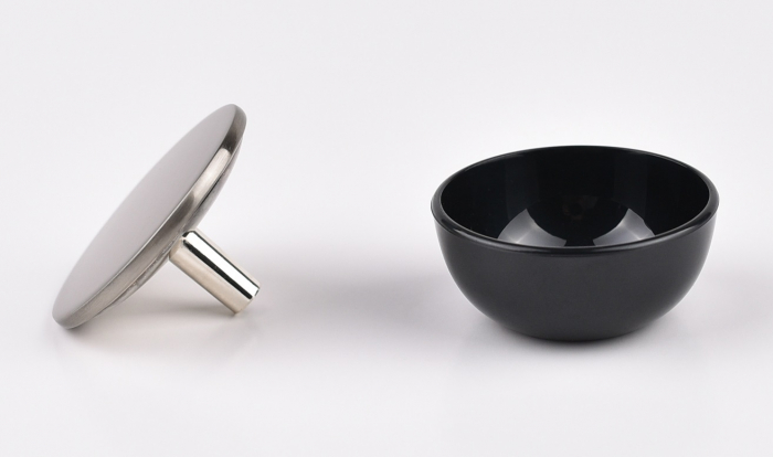 Buton pentru mobila Colin, finisaj nichel satin CB, Ø 50 mm [3]