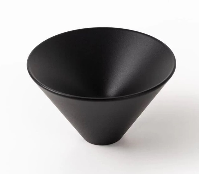 Buton pentru mobila Conic Zamak, finisaj negru mat, D 43 mm [5]
