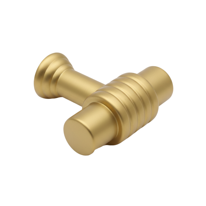 Buton pentru mobila Cruz, finisaj auriu mat, 32x30 mm [2]