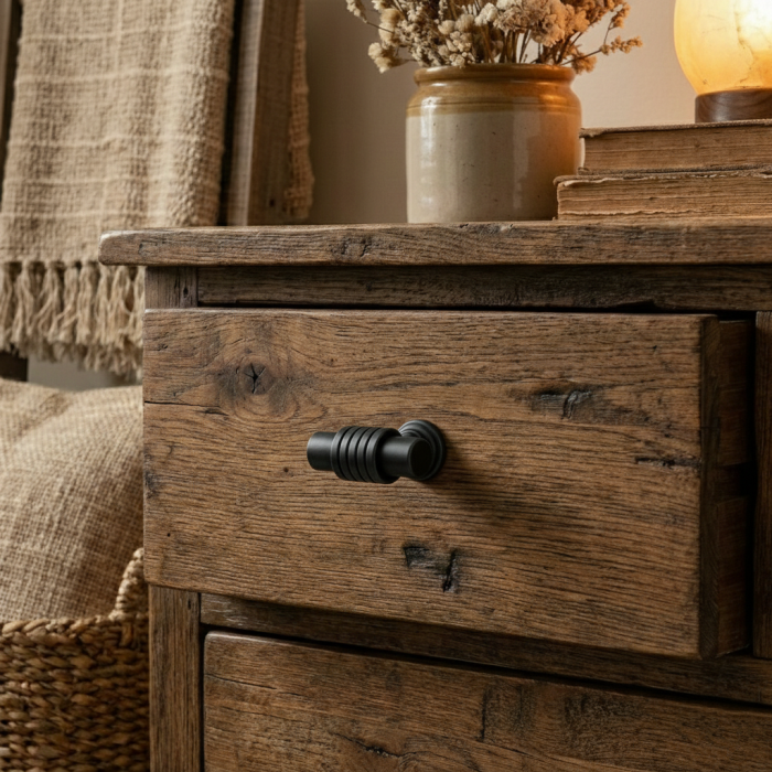 Buton pentru mobila Cruz, finisaj negru mat [4]