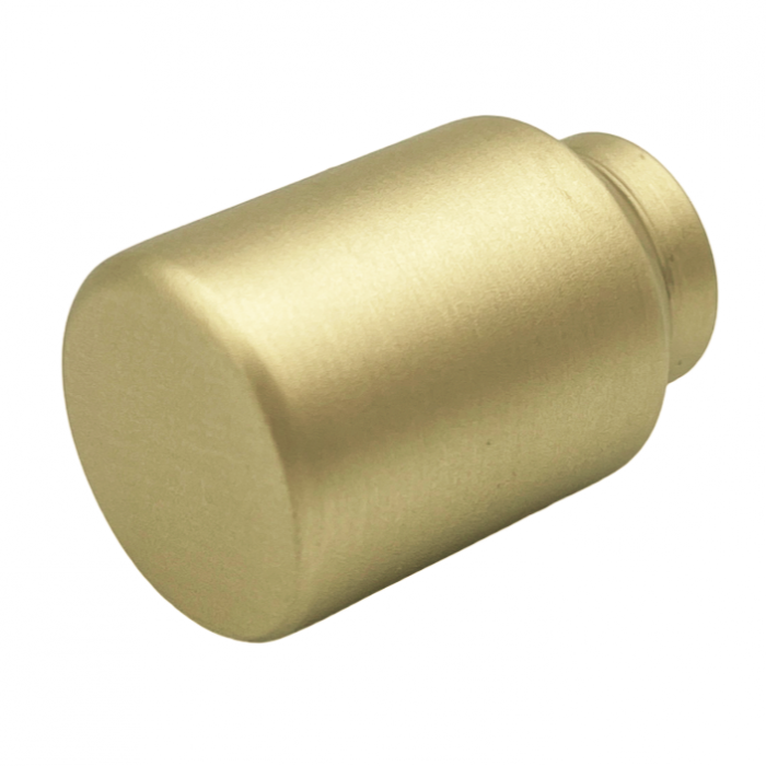 Buton pentru mobila Defne, finisaj alama satin CB, Ø:22 mm [2]