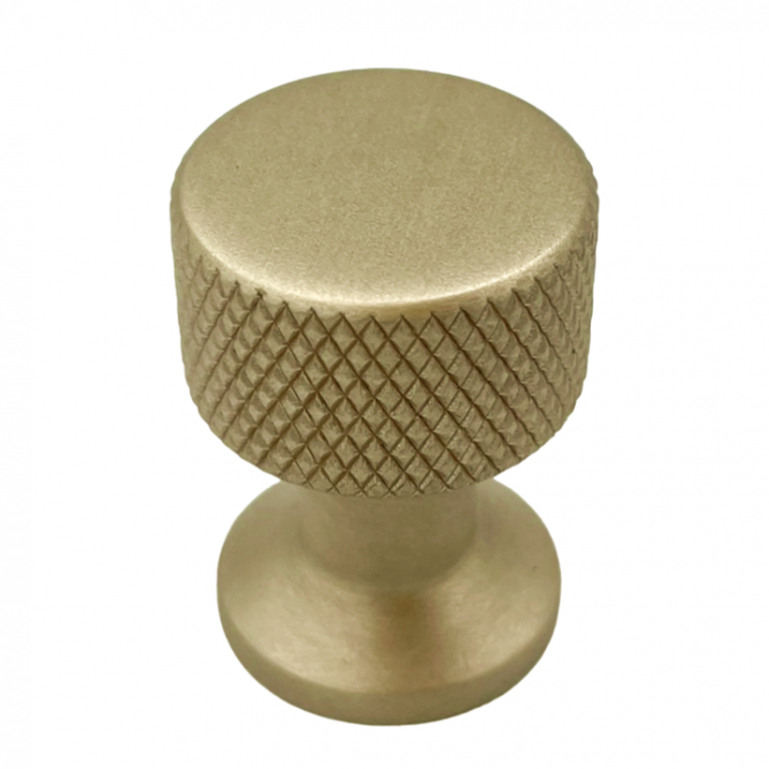 Buton pentru mobila Demir, finisaj alama satin CB, Ø:22 mm [2]