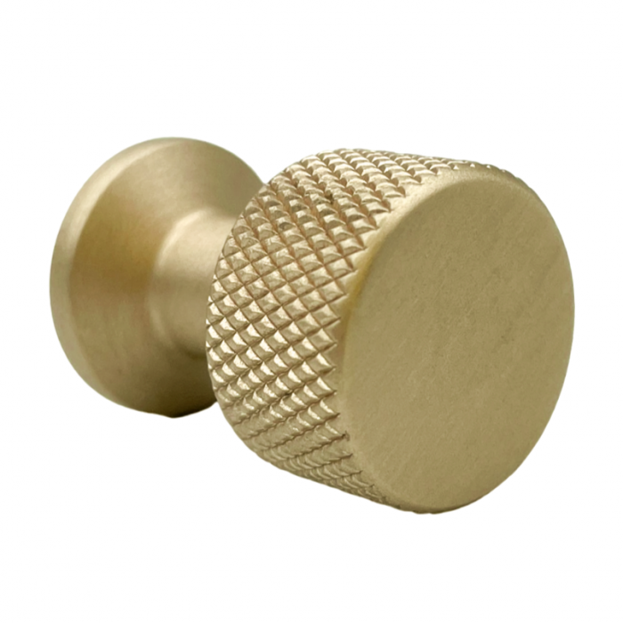 Buton pentru mobila Demir, finisaj alama satin CB, Ø:22 mm [3]