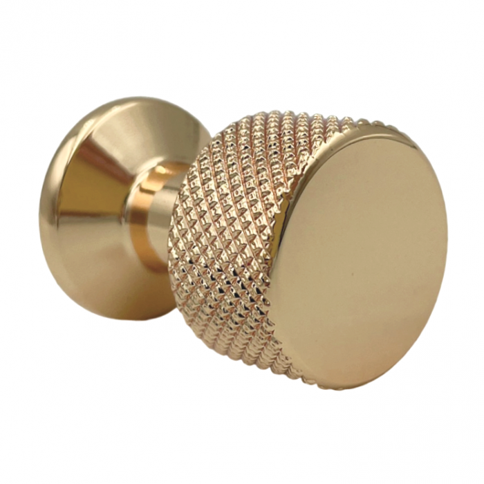 Buton pentru mobila Demir, finisaj aur lacuit CB, Ø:22 mm [3]