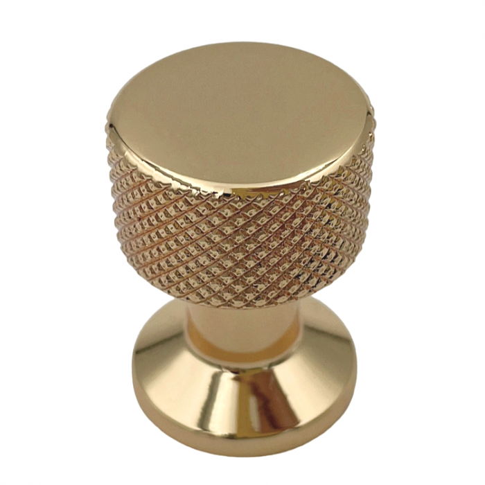 Buton pentru mobila Demir, finisaj aur lacuit CB, Ø:22 mm [2]