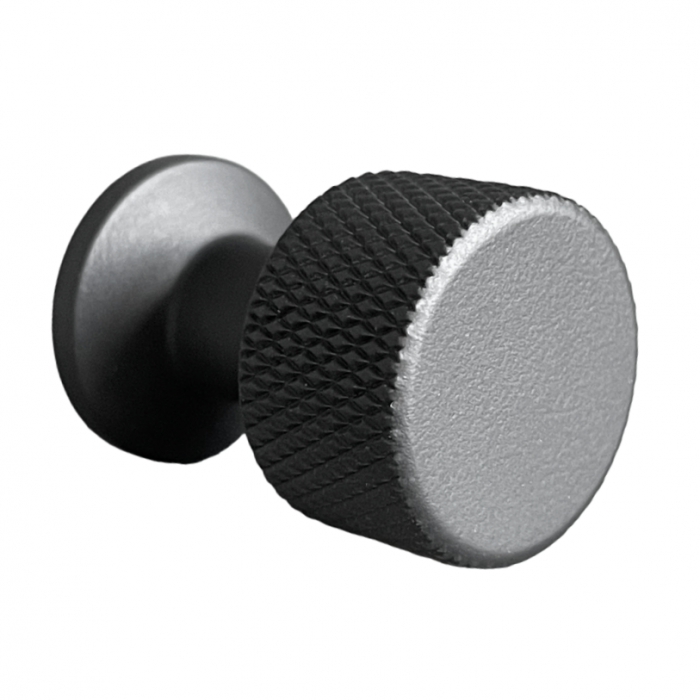 Buton pentru mobila Demir, finisaj negru mat CB, Ø:22 mm [3]