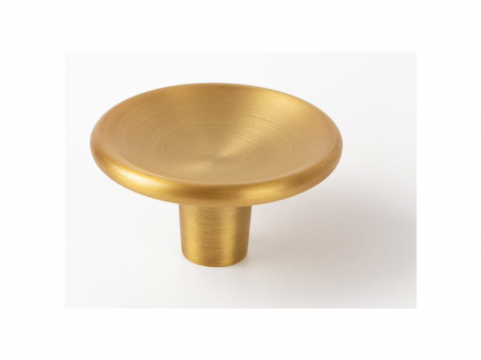 Buton pentru mobila Disc Zamak, finisaj alama, D 38 mm [5]