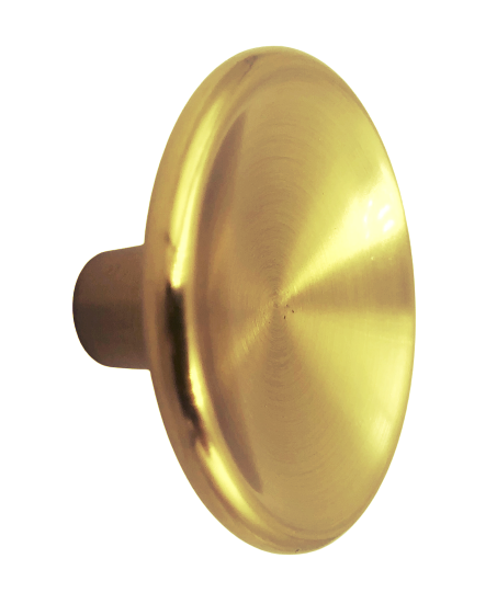 Buton pentru mobila Disc Zamak, finisaj alama, D 38 mm [4]