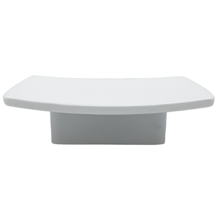 Buton pentru mobila Donau, finisaj alb, 67x67 mm [2]