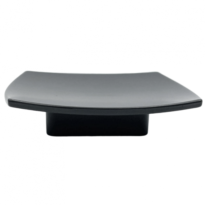 Buton pentru mobila Donau, finisaj negru cobalt, 67x67 mm [2]
