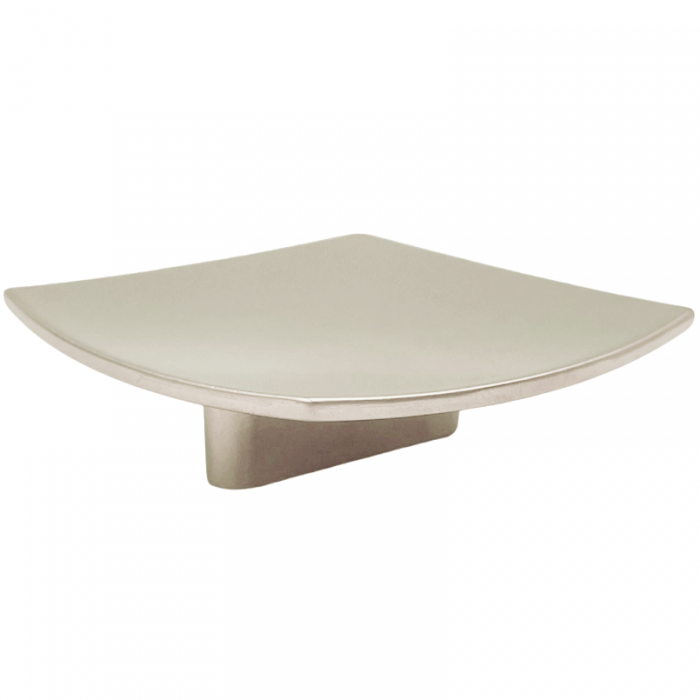 Buton pentru mobila Donau, finisaj nichel satin, 67x67 mm [1]