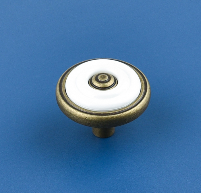 Buton pentru mobila Eliana, finisaj alama antichizata CB, 25 mm [5]