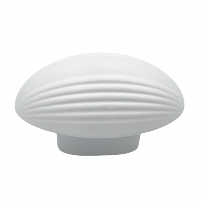 Buton pentru mobila Eluno, finisaj alb, 51x32 mm [3]