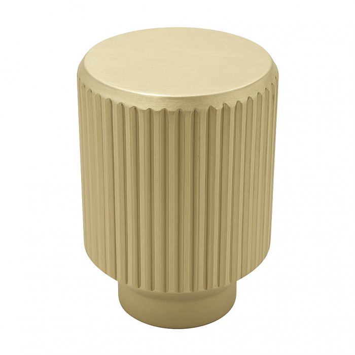 Buton pentru mobila Erol, finisaj alama satin CB, Ø:22 mm [1]