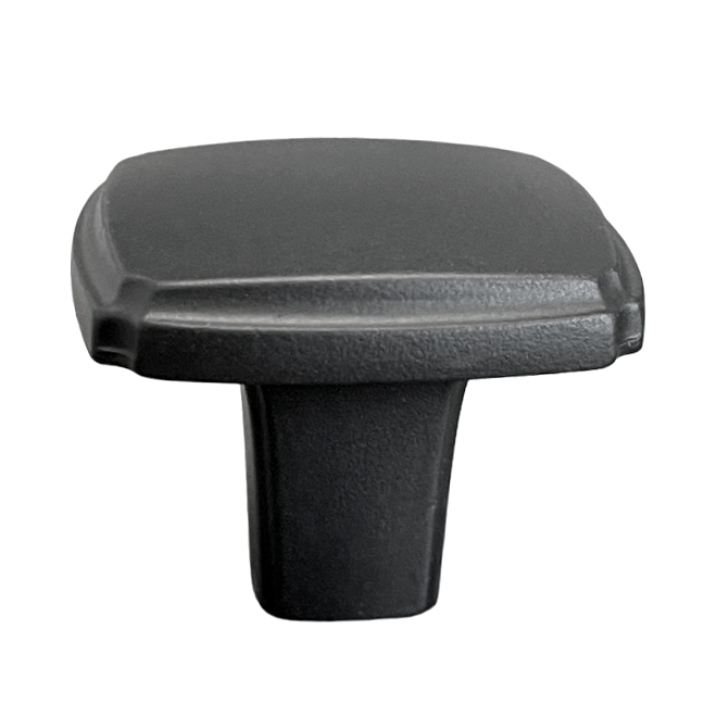 Buton pentru mobila Ferdi, finisaj negru mat CB, 34X34 mm [2]