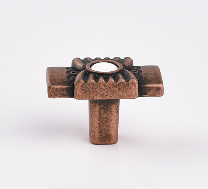 Buton pentru mobila Freya, finisaj cupru antichizat CB, 25 mm [4]