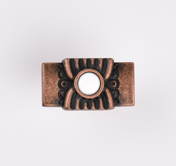 Buton pentru mobila Freya, finisaj cupru antichizat CB, 25 mm [2]
