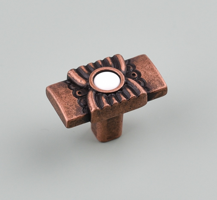 Buton pentru mobila Freya, finisaj cupru antichizat CB, 25 mm [5]