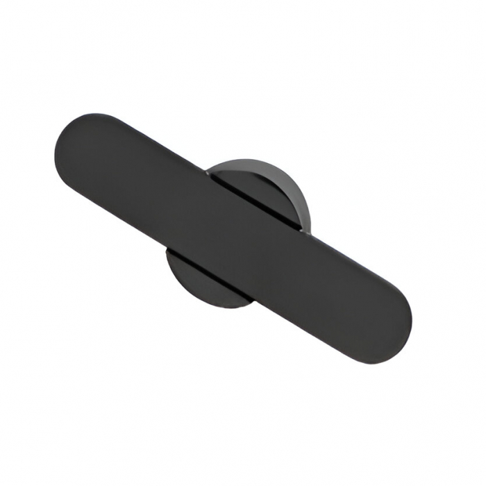 Buton pentru mobila Fusion, finisaj negru mat, 58x31.5 mm [2]