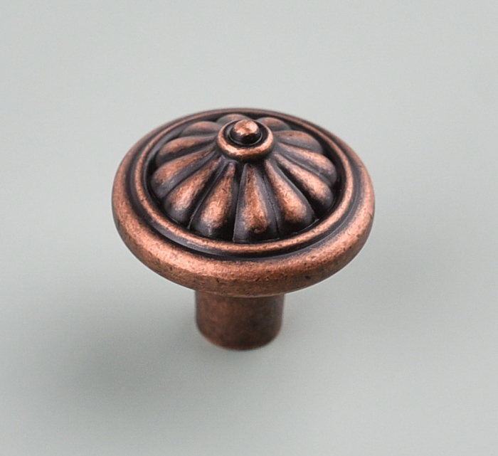 Buton pentru mobila Gavin, finisaj cupru antichizat CB, 25 mm [5]