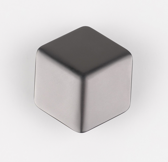 Buton pentru mobila Hexagon, finisaj negru gun metal CB, 16 mm [2]