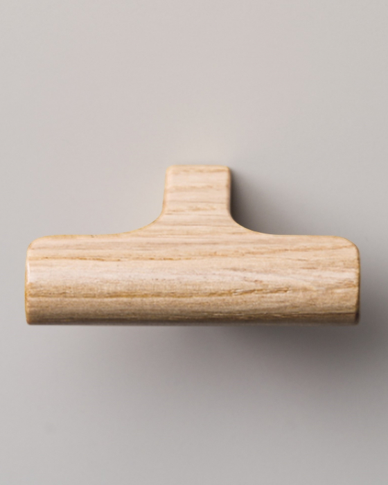 Buton pentru mobila Hinoki Wood, finisaj natur, 60x36.7 mm [4]