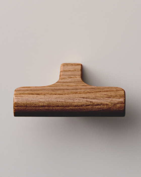 Buton pentru mobila Hinoki Wood, finisaj nuc, 60x36.7 mm [4]